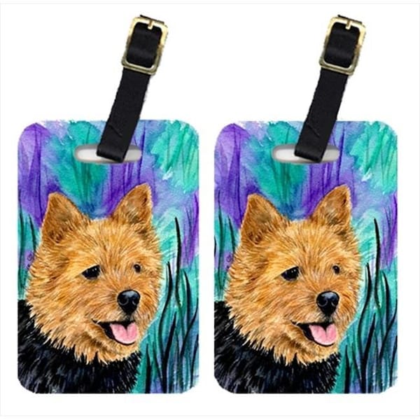 Carolines Treasures Carolines Treasures SS8431BT Norwich Terrier Luggage Tags - Pair Of 2 SS8431BT - main